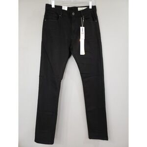 NEW 32X34 Smoke Rise SLIM FIT black dark jeans stretch skater street wear
